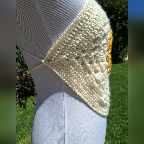 Handmade Crochet crop Top - Picture 5 of 5